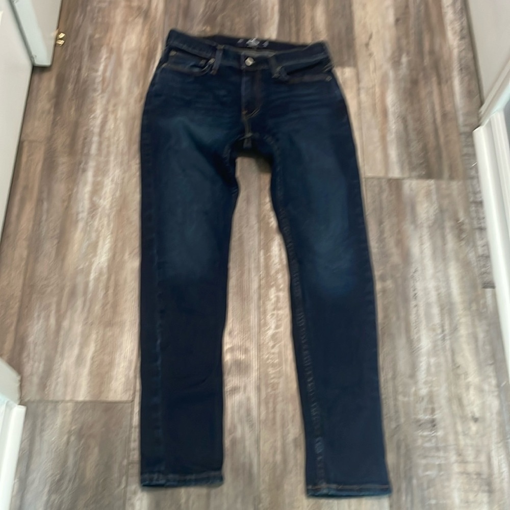 Hollister Skinny Jeans 29x32 dark wash